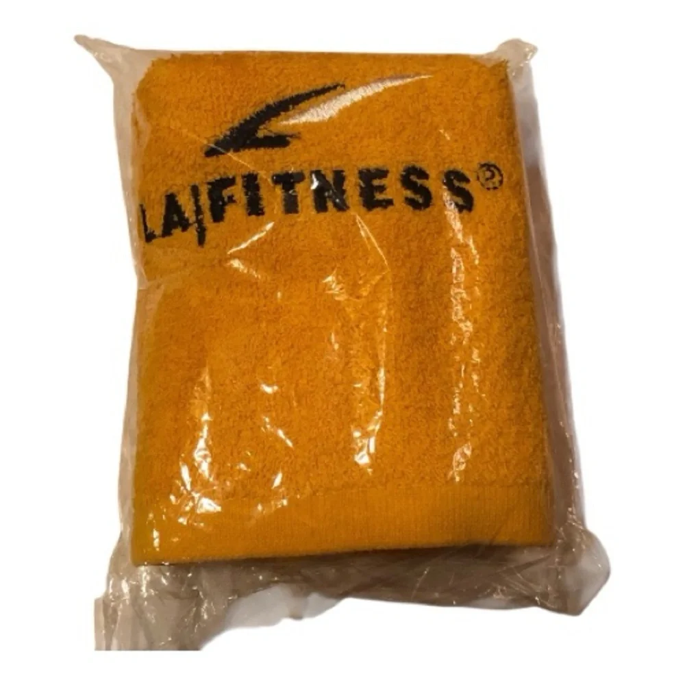 LA FITNESS New Yellow Gym Towel